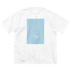 あおいらんぷの落ちるひと ビッグシルエットTシャツ