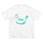 IQ200のこっち向いてよウミウシちゃん！ ビッグシルエットTシャツ