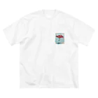 水彩屋のいちょう君 ビッグシルエットTシャツ