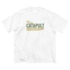 kimchinのカタパルト CATAPULT ロゴ ビッグシルエットTシャツ