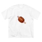 夏のどんぶり(ドンブリ)　ブラザーズ【ドンブラ】の肉 ビッグシルエットTシャツ