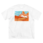 Sunny the catのSunny over the desert Big T-Shirt