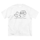 イラスト MONYAAT の似顔絵へのへのろもこ*D ビッグシルエットTシャツ