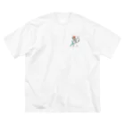 ♔¨*珀のhaku  rose ビッグシルエットTシャツ