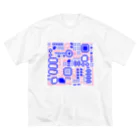 処理場の電子基盤 ビッグシルエットTシャツ