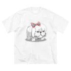 Atelier Tuna Morningの謎の犬種 ビッグシルエットTシャツ