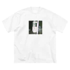 me_me_sの廃れた公衆電話　film ビッグシルエットTシャツ