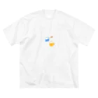 Milkyyのホットミルク ビッグシルエットTシャツ