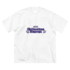 (◐ㅈ◐)のChihuahuaHeaven PURPLE ビッグシルエットTシャツ