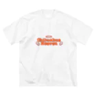 (◐ㅈ◐)のChihuahua Heaven ORANGE ビッグシルエットTシャツ