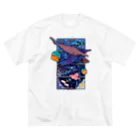 みなとまち層の文字なしver.マリアナ海溝の深海生物 Big T-Shirt