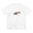 応魚のオデッサバルブ３ ビッグシルエットTシャツ