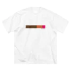 ReeminDesignのborder-BLP ビッグシルエットTシャツ