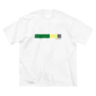 ReeminDesignのborder-GLG ビッグシルエットTシャツ