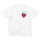 wakukira mai artのILOVE me ビッグシルエットTシャツ