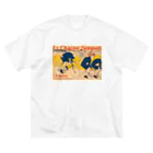 絵画を纏うのロートレック　シンプソンチェーン ビッグシルエットTシャツ