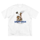 nidan-illustrationの"HAPPY HOUR"(clr) #1 ビッグシルエットTシャツ