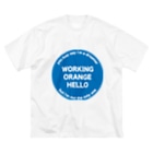 オレンジジュース・グラス・ストアのワーキングオレンジハローTシャツ Big T-Shirt