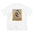 nidan-illustrationの"双輪車娘之圖會" 5-#1 ビッグシルエットTシャツ