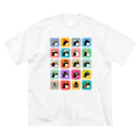 camiciのペンギンいっぱい　その1 Big T-Shirt