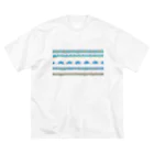 ネルネルテルネのナマステ刺繍 ✺ ホワイト ビッグシルエットTシャツ