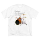 『NG （Niche・Gate）』ニッチゲート-- IN SUZURIのI'm just the drummer! and you? DW h.t. ビッグシルエットTシャツ