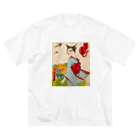 JAMES ITOの燕子花美人猫 Big T-Shirt