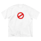 NOTの"NO"Tシャツ ビッグシルエットTシャツ