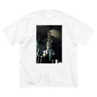 写真プリントの小名浜工場夜景 Big T-Shirt