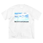 グリーンフィールドの東京ソライロ 루즈핏 티셔츠