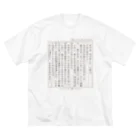 小説あるよの【謝罪】謝る時用の小説 Big T-Shirt