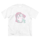 微々子(Viviko)のやわらかツインテ ビッグシルエットTシャツ