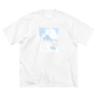 nya-mew（ニャーミュー）のねこのひとやすみ ビッグシルエットTシャツ