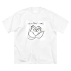 🐶の桃から生まれたたぬき ビッグシルエットTシャツ