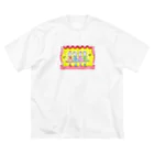 KIRARIの夢色雑貨屋さんの「シロネコのバレリーナ」 Big T-Shirt