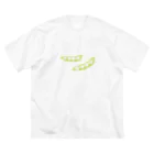 applewinee_illustrationのpea chan ビッグシルエットTシャツ