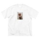 愛猫自慢ストアのココちゃん ビッグシルエットTシャツ