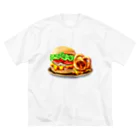 くまがすきのハンバーガーセット Big T-Shirt