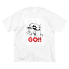 空飛ぶほくろ のGo ビッグシルエットTシャツ