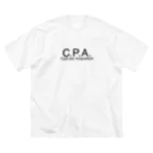 IT Library StoreのC.P.A Cost per Acquisition White ビッグシルエットTシャツ