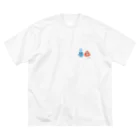 JEREVのロータリーエンジン、エンジンピストンキャラクター ビッグシルエットTシャツ