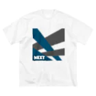 sHiKimaruのシンプル文字 NEXT ! ビッグシルエットTシャツ