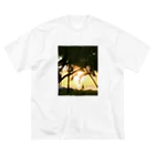 Non heels HawaiiのHawaii サンセット ビッグシルエットTシャツ