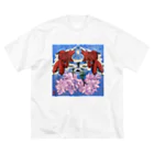 JapaneseArt Yui Shopの怪魚の胸の内 ビッグシルエットTシャツ