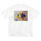 ryan-3のりゅうのさかな ビッグシルエットTシャツ