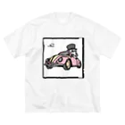 momokarubiのワーゲンとダックスフンド 루즈핏 티셔츠