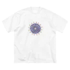 ネルネルテルネのアラベスク刺繡 ✸ ホワイト ビッグシルエットTシャツ