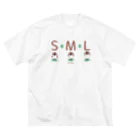 イラスト MONYAAT のスズメがちゅん SMLTシャツ Big T-Shirt