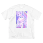 魔法少女天使のウサギ女子ちゃん ビッグシルエットTシャツ