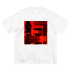 ARCHI-ARCTICAのRED ARCHITECTURE ビッグシルエットTシャツ